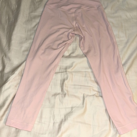 Pale Pink Lululemon Cropped Leggings - Picture 2 of 3